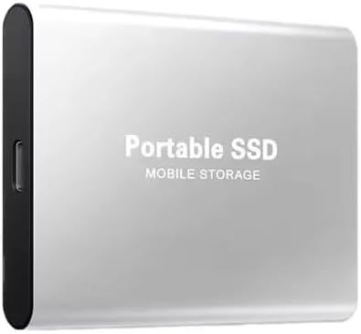 Portable SSD 4TB USB-C External Hard Drive – Grey | Compatible with PC, Laptop, Mac - Compact Backup Storage Drive