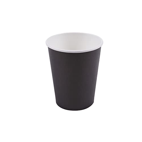 Thermocouple 60 Paper Cups (9) - Plain Solid Colours Birthday Catering(Black) - Afbeelding 6
