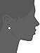 Amazon Essentials Platinum Plated Sterling Silver Round Cut Cubic Zirconia Stud Earrings (8mm)