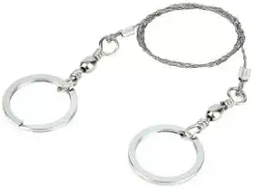 Serra Manual de Emergência em Fio de Aço Flexível para Camping, Pesca, Sobrevivência, Praia, Equipamento de Corte