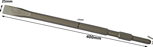 Image of Inditrust flat and point Chisel set hammer bit size 17 x 400 mm suitable for demolition hammer