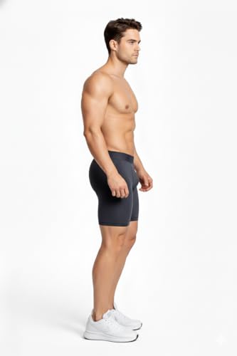Image of Diamond Fashion Men Gym Compression Shorts Breathable Fitness Training Sports Shorts, Men Activewear Gym Wear Cycling Bodybuilding Shorts