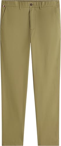 Tommy Hilfiger Herren Chino Hose Harlem Poplin Tapered Fit, Grün (Dark Artichoke), 40W/34L – Ansicht 5