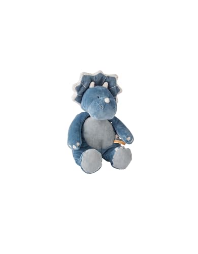 Noukie's - Doudou Enfant - Petite Peluche Ops Cannelle - Doudou Veloudoux - Taille Adaptée aux Enfants (25 cm), Bleu