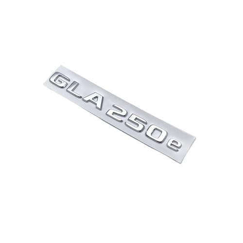 Emblema GLA250e 4Matic plateado para Mercedes Benz X156 letras 3D de maletero