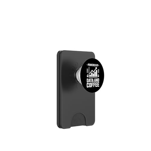 Data and Coffee Funny Data Science PopSockets PopWallet pour MagSafe