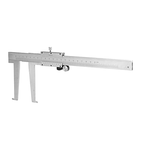 Pied à coulisse 0-200 mm outil de mesure en acier au carbone pour usinage et rainure