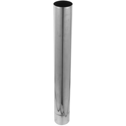 HOMOCONO Tubo de Chimenea de Acero Inoxidable 2,36 Pulgadas de Diámetro 60 CM de Longitud para Estufas de Leña Camping al Aire Libre Uso Exterior