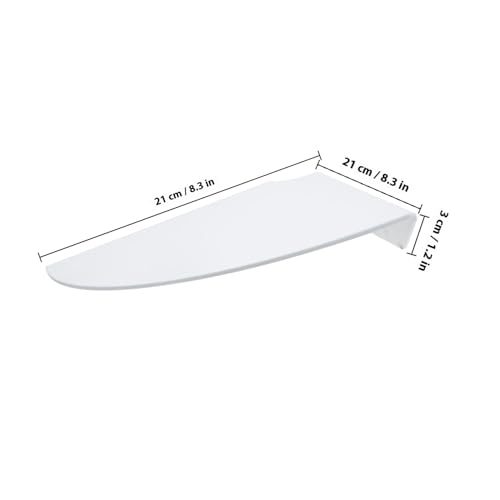 Étagères d'angle en acrylique blanc de qualité supérieure pour hôtellerie