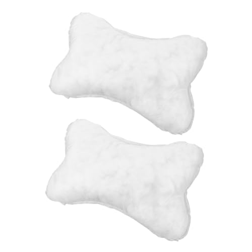 Almohadas ergonómicas blancas para soporte de cuello 2pcs miniatura 1
