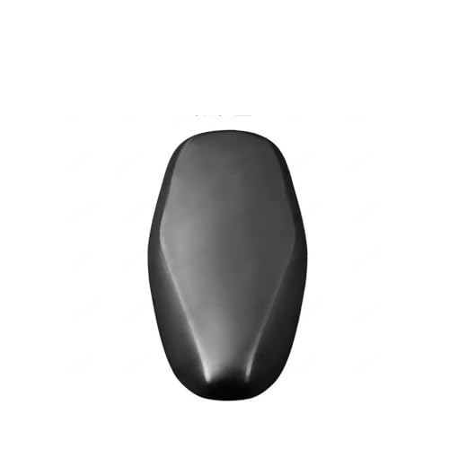 Housse de coussin de siège thermique en velours noir pour moto et scooter