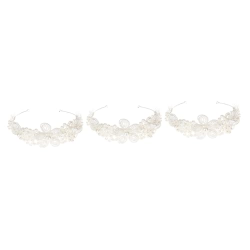 Bandeau perles et cristaux chic pour coiffure de mariée élégante