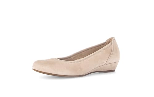 Gabor Femme Escarpins, Dame Wedges,Chaussures à Semelles compensées,Classique,élégant,Confortable,Chaussure d'affaires,Beige (Oak),39 EU / 6 UK