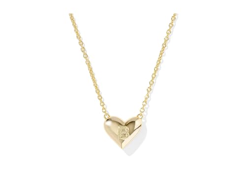 Kendra Scott Womens Heart Letter B Short Pendant Necklace Gold Ivory Mother Of Pearl One Size One Size2