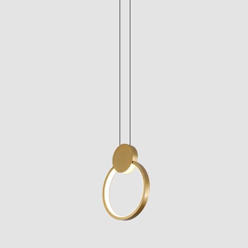 Lampe de chevet suspendue en aluminium pour chambre à coucher chic