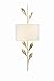 Crystorama 501-GA Broche - Two Light Sconce in Traditional and Contemporary Style - 8.5 Inches Wide by 24 Inches High, Finish Color: Antique Gold