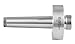 Accusize Industrial Tools Mt2 Shank Arbor for 2 Inch Boring Head 0350-0002 Threaded 7/8 Inch x 20 Inch, 8505-4001