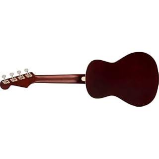Fender Avalon Ténor Ukulélé à doigt Noyer 2 couleurs Sunburst - Les Beatles, Paul McCartney, John Lennon, RIngo Starr, George Harrison Fender Avalon Ténor Ukulélé à doigt Noyer 2 couleurs Sunburst – Image 2
