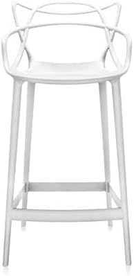 カルテル スツール ホワイト W50/D50/H99/SH65cm マスターズスツール