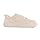 Unisex Casual PU Leather Trainers | Chunky Sole Lace-Up Sneakers – Lightweight Everyday Fashion Shoes (Beige, UK11)