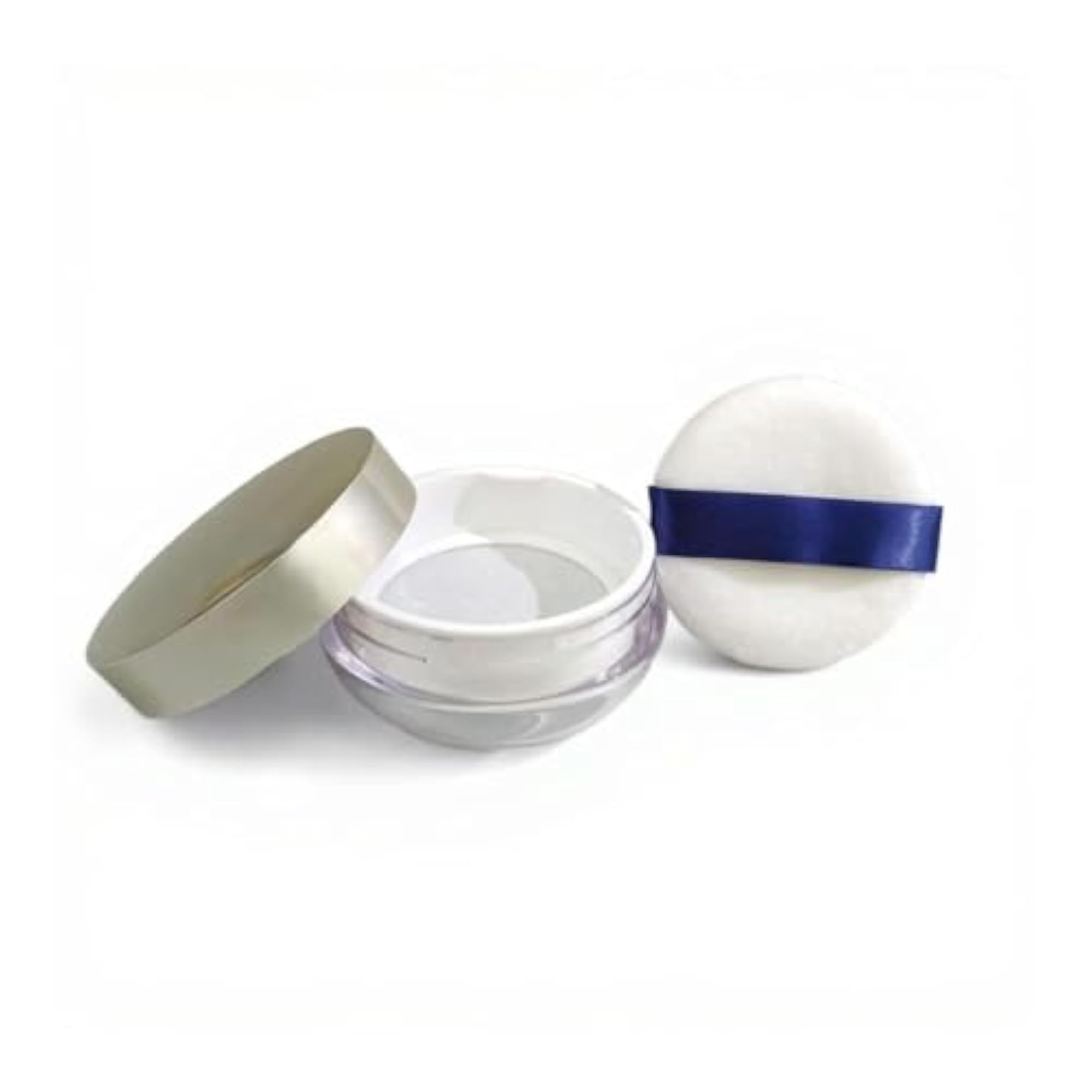 Loose Powder Container, Portable Makeup Powder Case