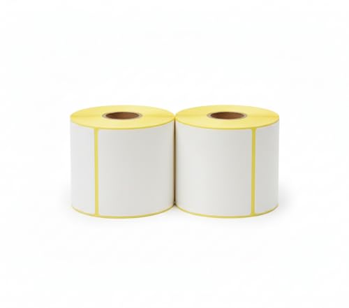 Étiquettes thermiques d'adresse autocollantes en vinyle blanc pour colis A2Z Dymo