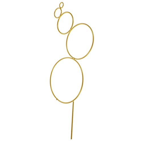 SEWOART Pflanzenstütze Für Kletterpflanzen Metall-rankhilfe Für Pflanzen Im Garten Stabiler Pflanzensupport Für Und Außenbereich Installieren Goldene Farbe Konstruktion