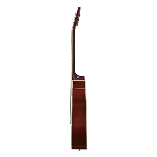 Image of BLUEBERRY B-40, Truss Rod Acoustic Guitar Kit with Bag, Strap, One Pack Strings And 2 Picks - 40 Inch (Classic Maroon)
