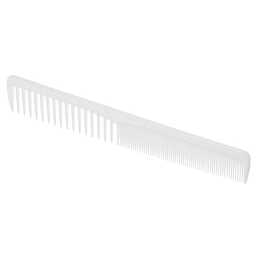 MERRYHAPY Peine Profesional Antiestático para Corte de Pelo Blanco Resistente Abs Dientes Duraderos para Peluquería Salón y Doméstico