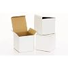 100 x 100 x 100 mm Folding Box Pack of 25 Small E-commerce Cardboard Single Wave 400 g White Cardboard Packaging Postal Box Shipping Box Parcels