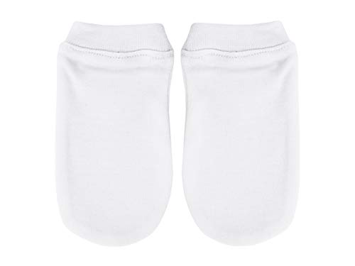 Preisvergleich Produktbild Jacky Unisex Kratzfäustlinge für Babys, Einheitsgröße, Weiß, 310060