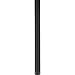 Progress Lighting AirPro Collection 18 in. Ceiling Fan Downrod in Blistered Iron,Black