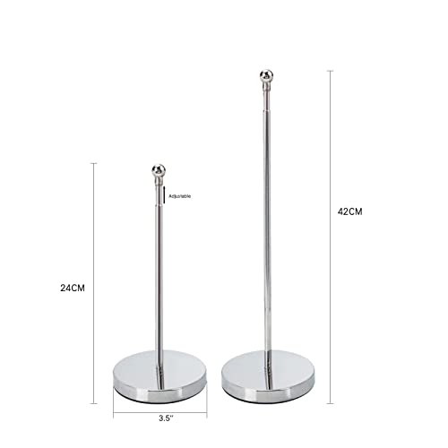 Homissor Iran Table Flag - Former Iranian Lion and Sun Desk Flags 20x30 cm Persia with Adjustable Stand Pole from 24 to 42 Cm - Satin Double Sided