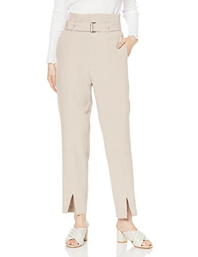 ［ビス］ パンツ 裾スリットハイウエストテーパードパンツ レディース BVS12010 キナリ系(17) M