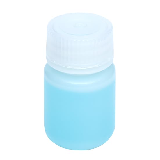 Cole-Parmer Essentials Economy Wide-Mouth Plastic Bottle, HDPE, 30mL (1oz); 12/PK