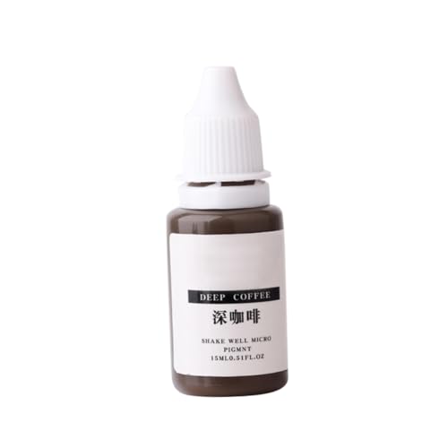 OATIPHO para Microblading 10Ml Tinta Semipermanente para Cejas y Labios Coloración Natural Alta Concentración Kit de Profesional Accesorios de Maquillaje