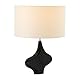 LAMPARA SOBREMESA 48X8X49,5 MADERA NEGRO/SIN PANTALLA