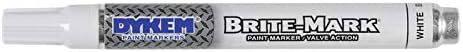 Brite-Mark Paint Marker/Valve Action (White)