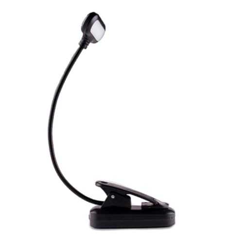 Tofficu LED Reading Light with Clip Adjustable USB Rechargeable Book Lamp for Comfortable Reading at Night Flexible Gooseneck Design for Students Travel and Camping