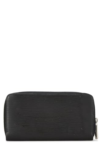 Pre-Loved Black Electric Epi Zippy Continental Wallet, Black3