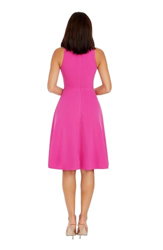 Image of Dress the Population Women's Catalina Solid Sleeveless Fit & Flare Midi Dress