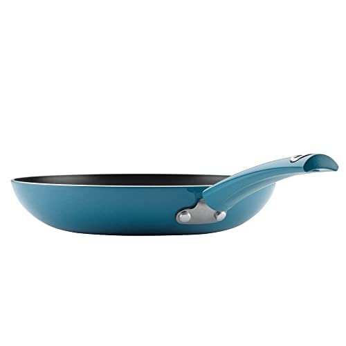 Rachael-Ray-16883-Cityscapes-Porcelain-Enamel-12-Piece-Nonstick-Cookware-Set-Turquoise-Open-Box