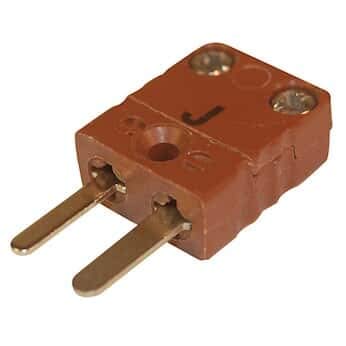 Connecteur mâle miniature type J thermocouple haute conductivité Digi-Sense
