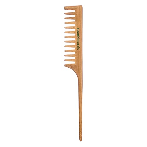 Peine de madera de dientes anchos GranNaturals miniatura 1