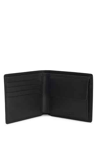 HUGO Men's Tibby N Folding Leather Wallet with Red Logo Revisited3