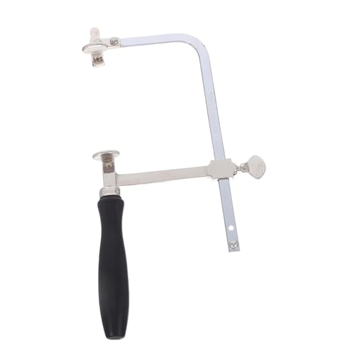 Kisangel Marco de Ajustable para Metalistería Herramienta Manual Resistente con Mango Ergonómico Diseño Compacto y Portátil para Cortes Precisos Joyería y Trabajos de Metal Artesanal