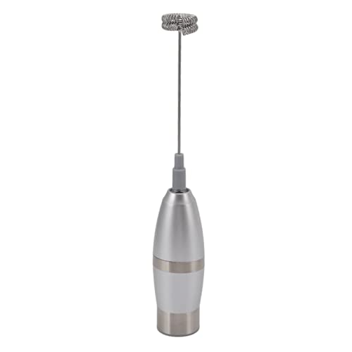 Electric Handheld Milk Frother, Battery Operated Milk Foamer with Stainless Steel Whisk, Multifunction Mini Drink Mixer for Coffee Cappuccino