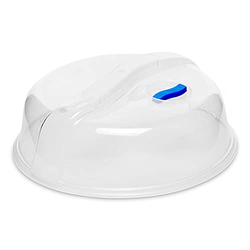 Decorrack Microwave Cover Splatter With Vents And Easy Grip For Warming Food, 10 Inch Plate Cover Perfect For Bowls, Plates, Pans, Trays, Microwaveable Lid Plate Cooker For Kitchen Bpa Free In Random Vent Colors (1 Pack) #TOP5