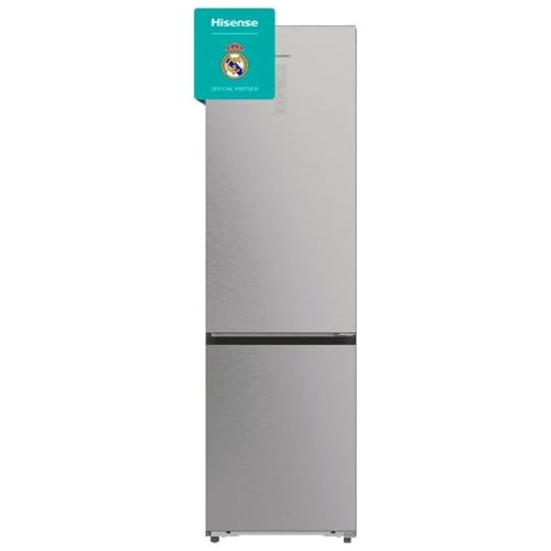 Hisense RB5P410SACC - Frigorífico combinado Total No Frost, acero inoxidable, 203 x 65,8 cm, Clase C, 413L, gran capacidad, wifi, metal tech cooling, puerta reversible