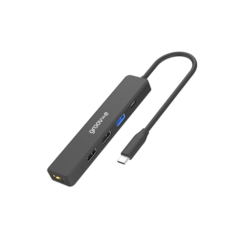 Hub multiport USB-C pour télétravail avec répartiteur HDMI 4K et clé USB - 3